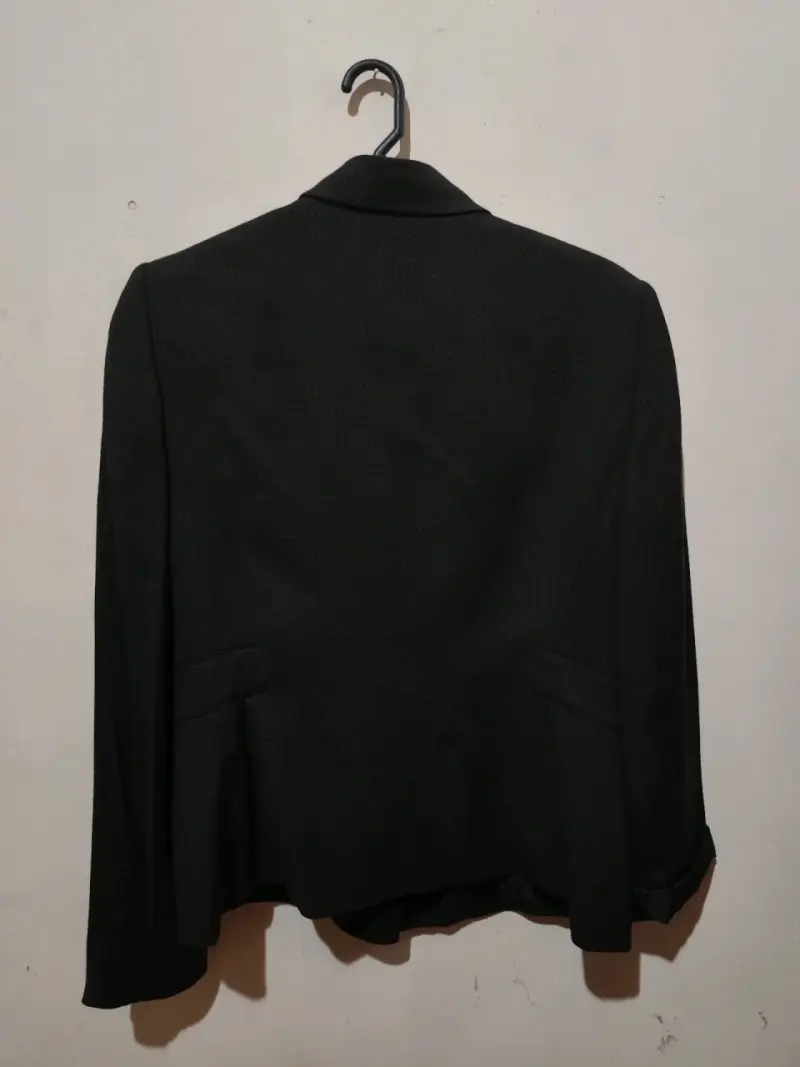 Blazer negro con puntos "Kasper" para mujer - 3