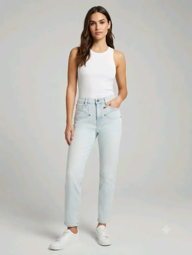 Jeans de mujer color claro Violablu - 2