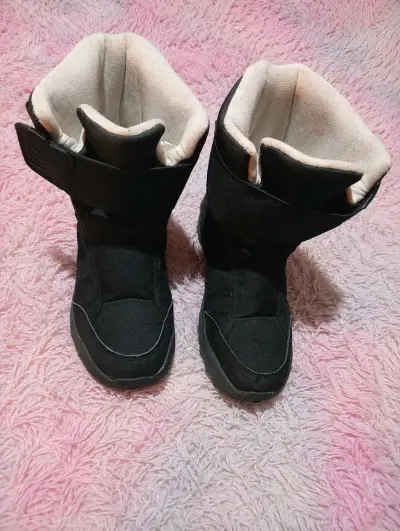 Botas de invierno negras para mujer - miniatura 2