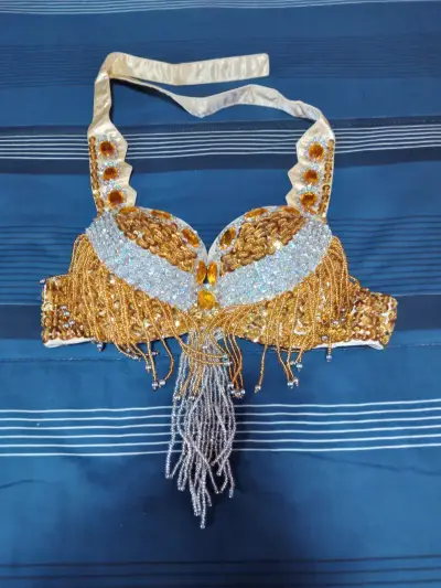 Conjunto de Danza Árabe con detalles Dorados - miniatura 4