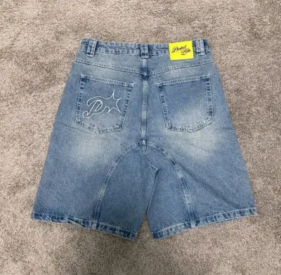 Par Shorts de mezclilla Protect en azul y negro - miniatura 2