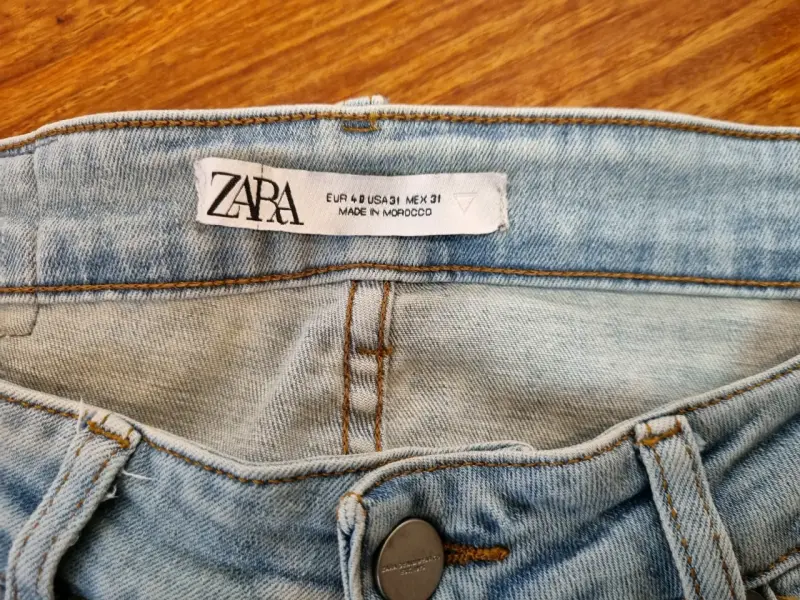 Jeans Zara azul claro para hombre - 3