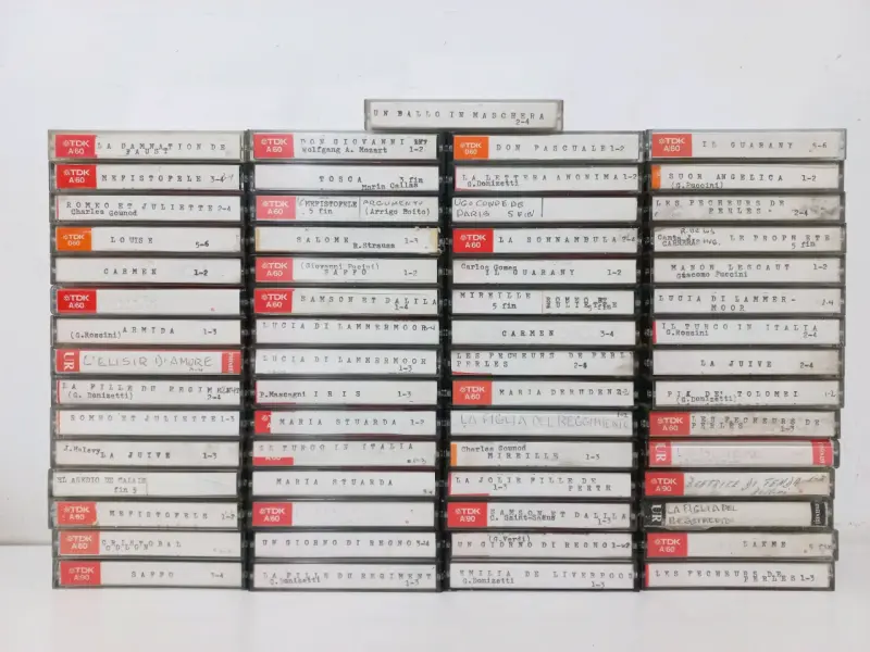 Lote de 66 Cassettes TDK Usados - 2
