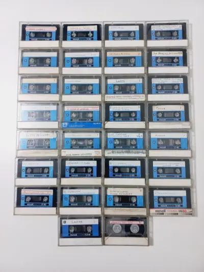 Lote de 64 Cassettes Maxell Usados - miniatura 1