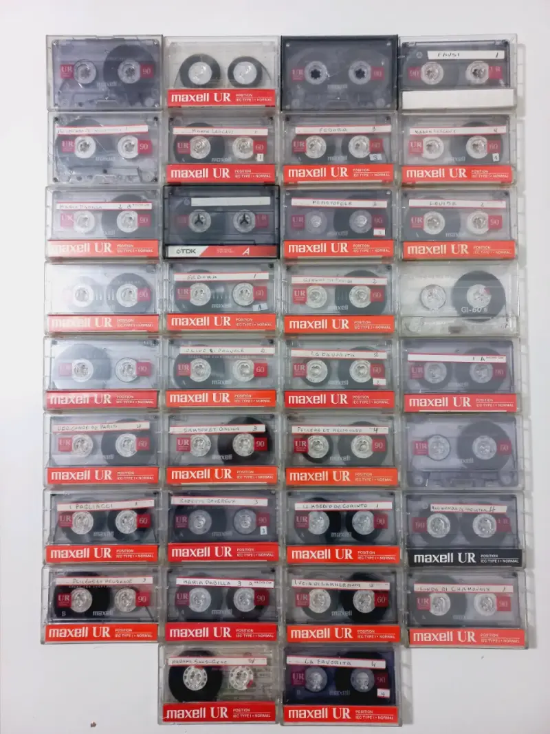 Lote de 64 Cassettes Maxell Usados - 2