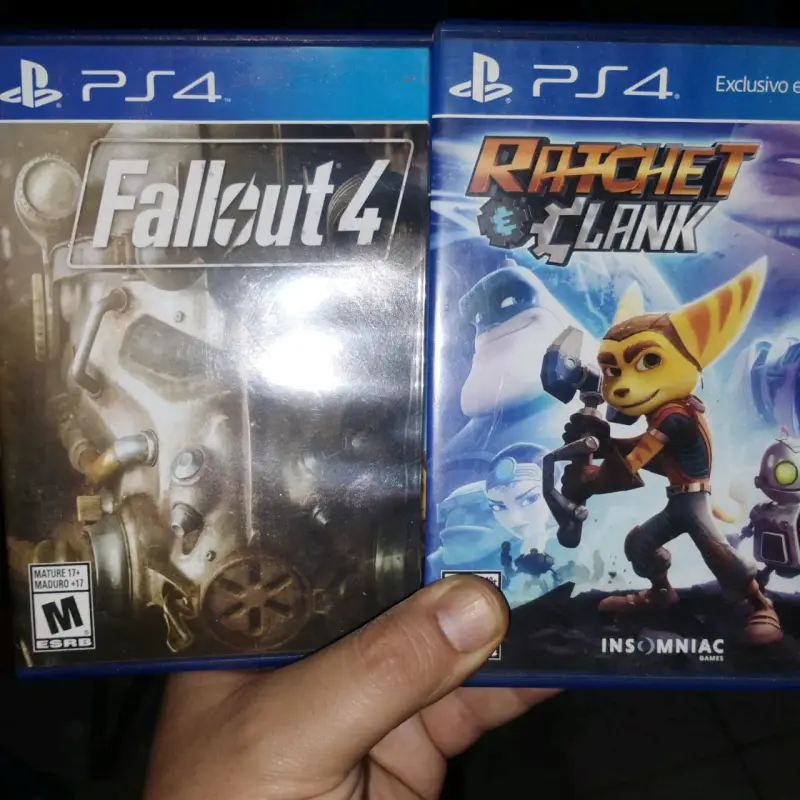 Juegos PS4 Fallout 4 y Ratchet & Clank