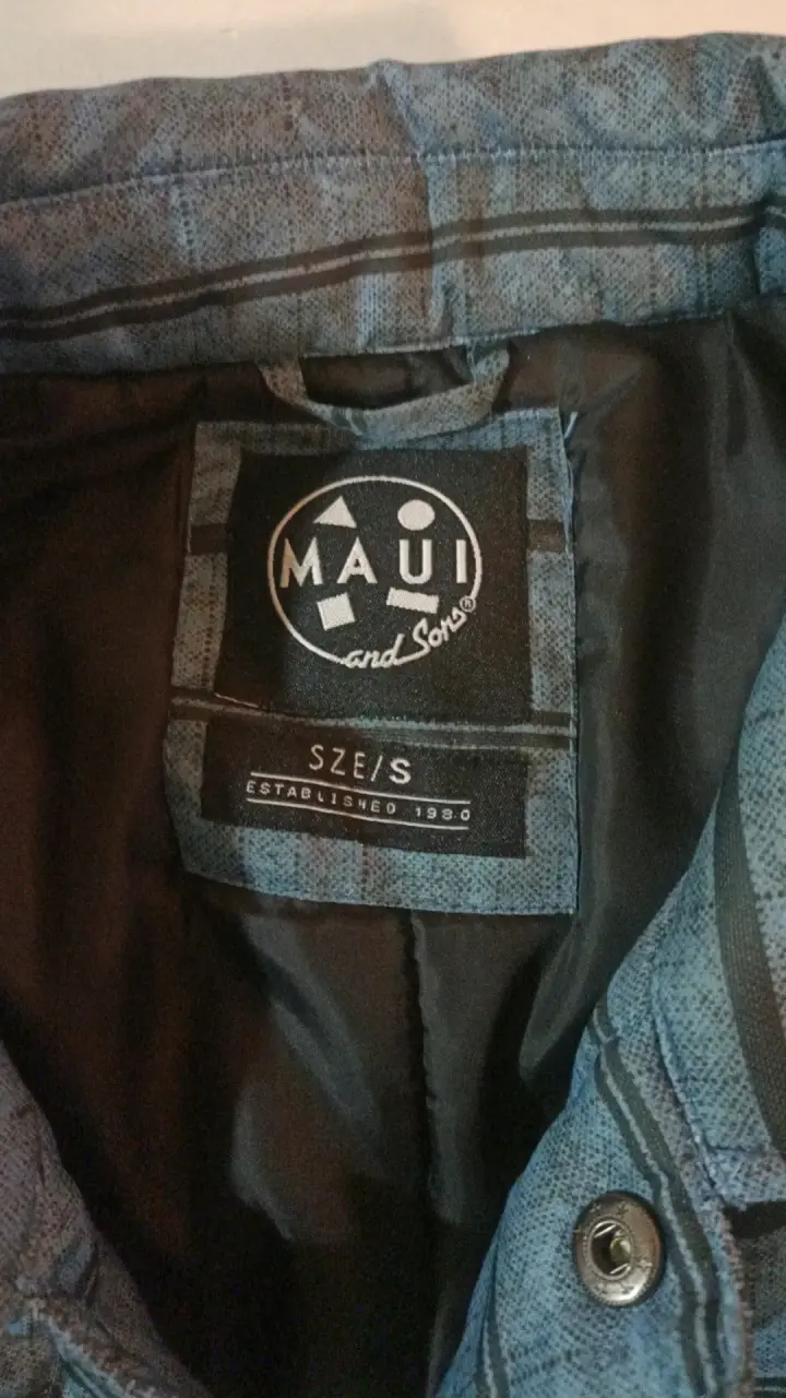 Chaqueta Maui and Sons azul a rayas - 1