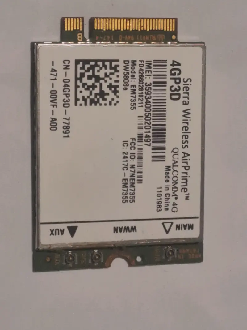 Módulo Tarjeta 4G LTE Sierra Wireless AirPrime EM