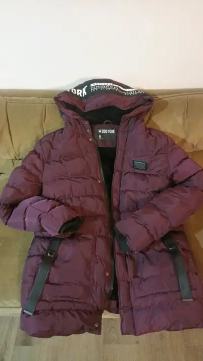 Parka acolchada burdeos Zoo York para hombre - miniatura 1