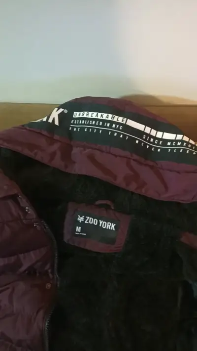 Parka acolchada burdeos Zoo York para hombre - miniatura 2