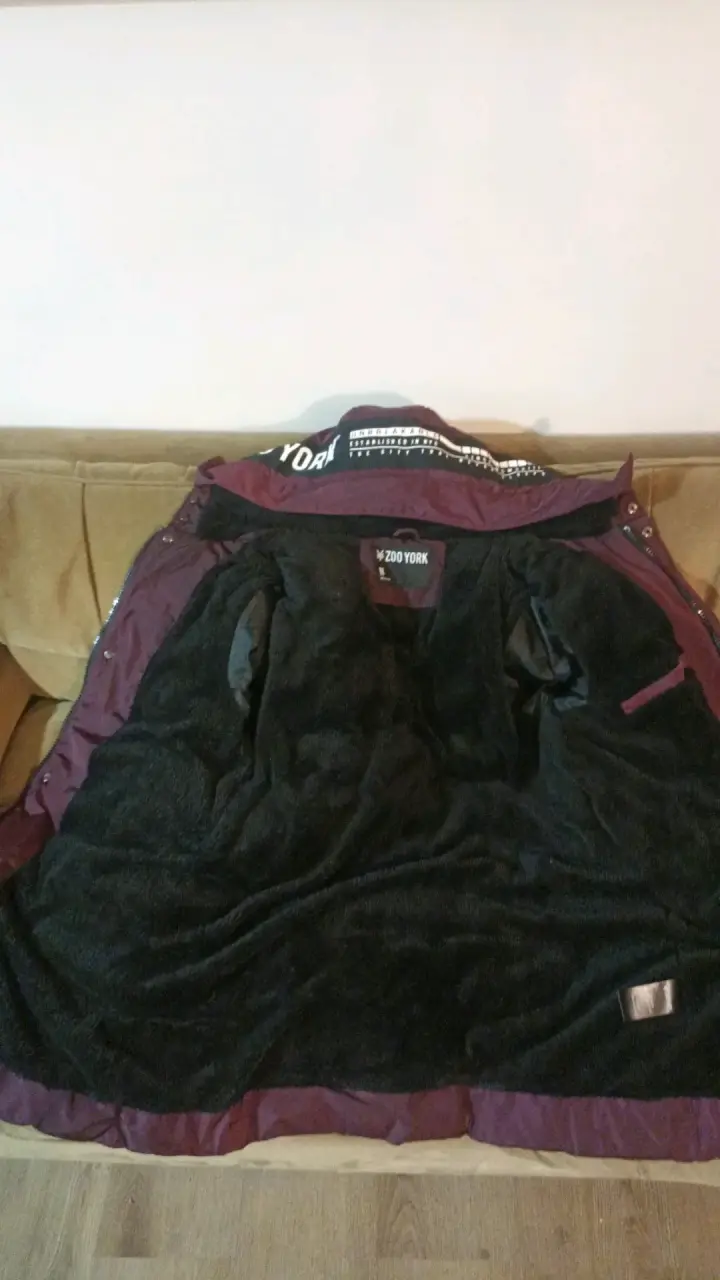 Parka acolchada burdeos Zoo York para hombre - 3
