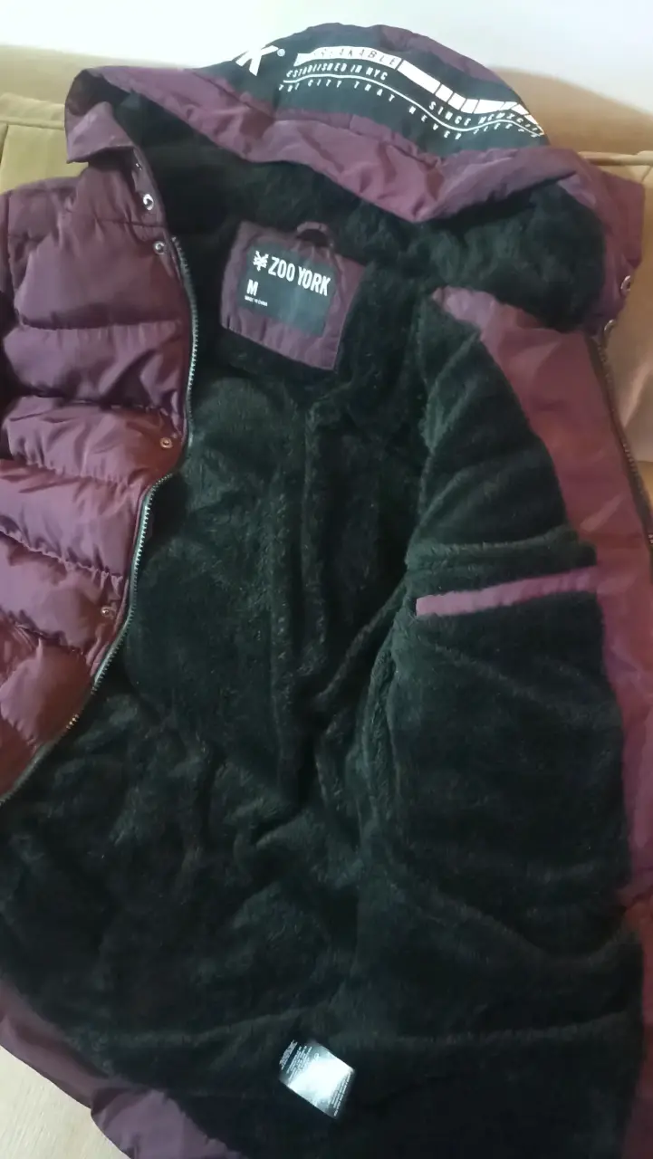Parka acolchada burdeos Zoo York para hombre - 4