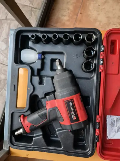 Llave de impacto Einhell TC-PW 340 con accesorios - miniatura 1
