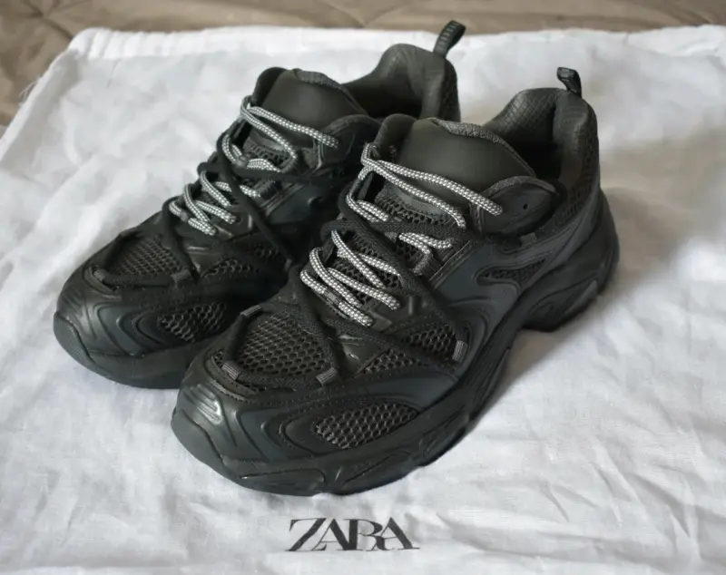 Zapatillas deportivas negras Zara para hombre - 5