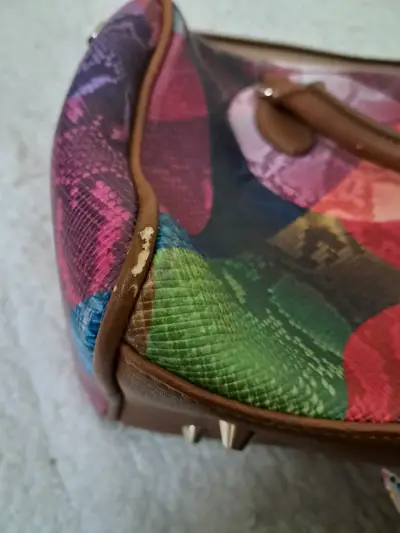 Bolso de mano Desigual multicolor - miniatura 3