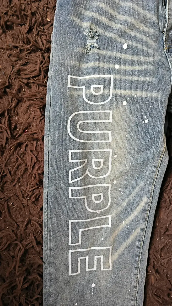 Jeans desgastados M.Star Drip Purple Brand - 2