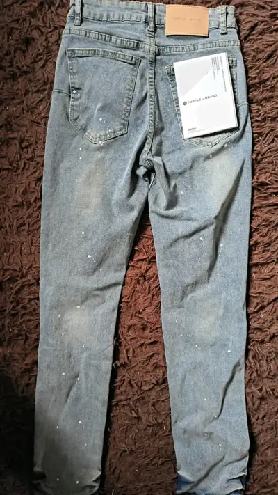 Jeans desgastados M.Star Drip Purple Brand - miniatura 5