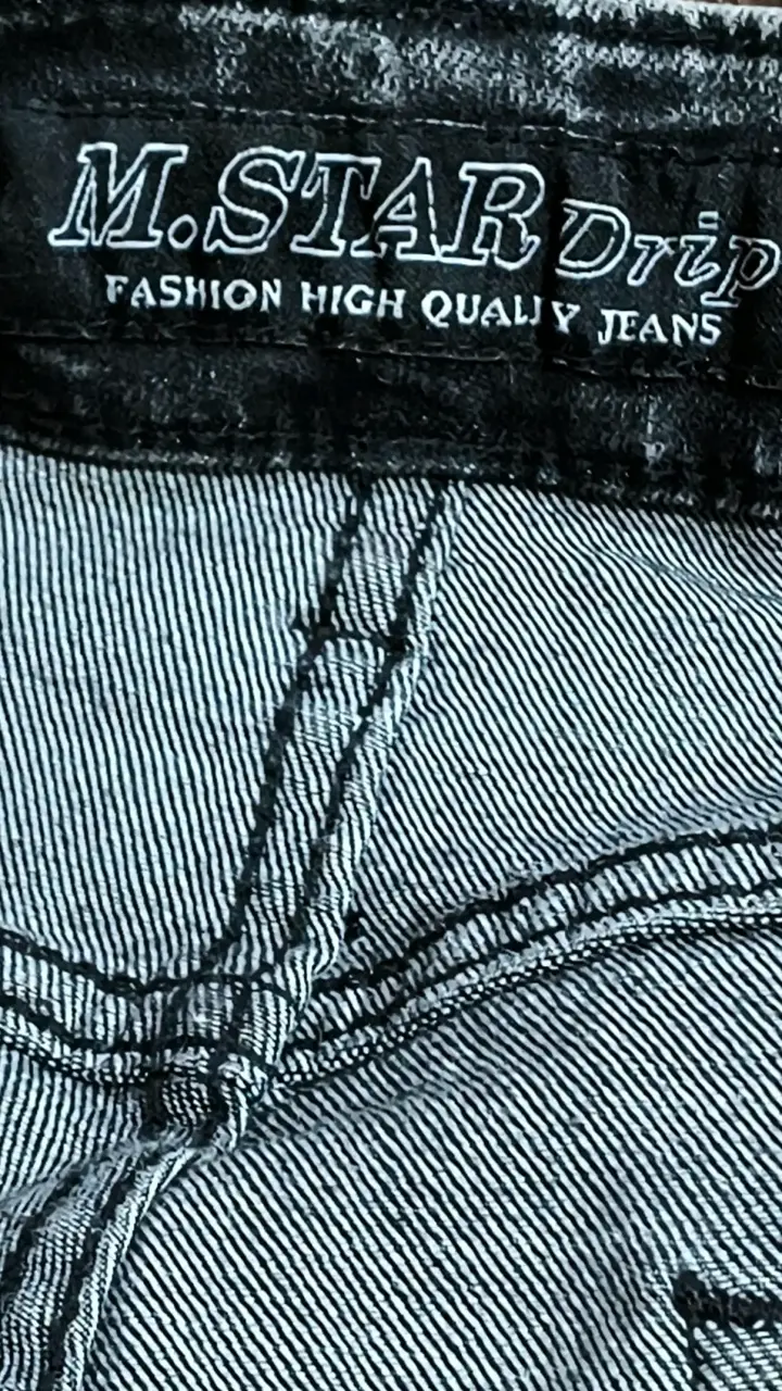 Jeans desgastados M.Star Drip para hombre - 4