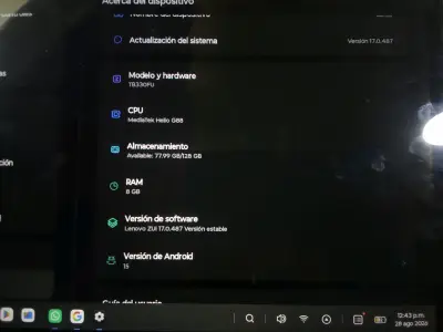 Tablet Lenovo Tab con teclado y funda - miniatura 3
