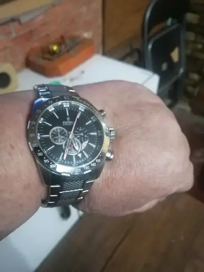 Reloj cronógrafo Festina de acero inoxidable - miniatura 1