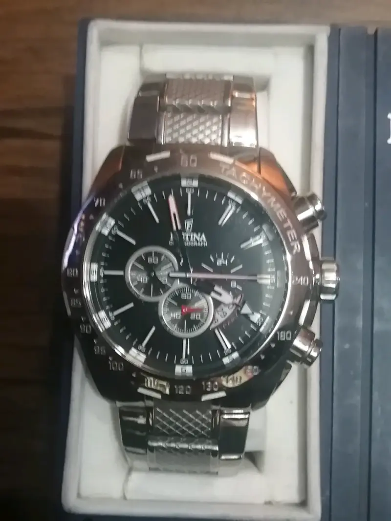 Reloj cronógrafo Festina de acero inoxidable - 3