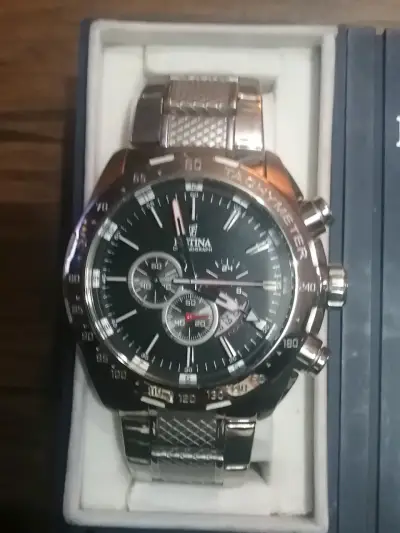 Reloj cronógrafo Festina de acero inoxidable - miniatura 3