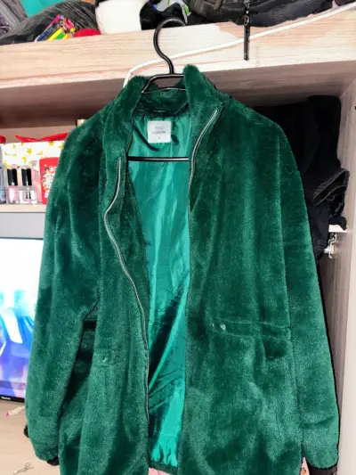 Chaqueta de felpa verde MNL by Corona - miniatura 1