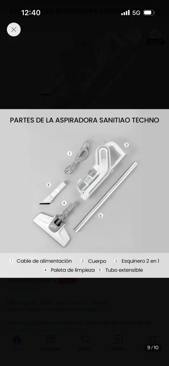 Aspiradora Vertical Sanitiao Techno SV11 - 3