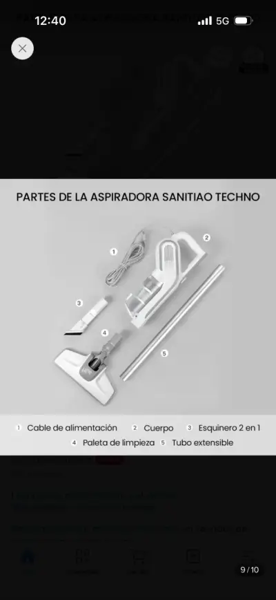 Aspiradora Vertical Sanitiao Techno SV11 - miniatura 3