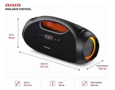 Parlante Portátil Bluetooth Aiwa 60W - miniatura 3