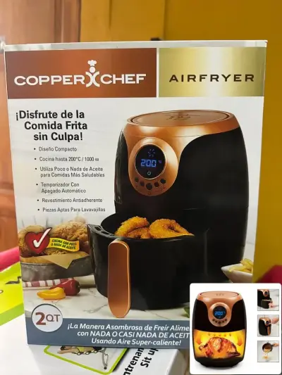 Freidora de Aire Copper Chef 2QT Compacta - miniatura 1