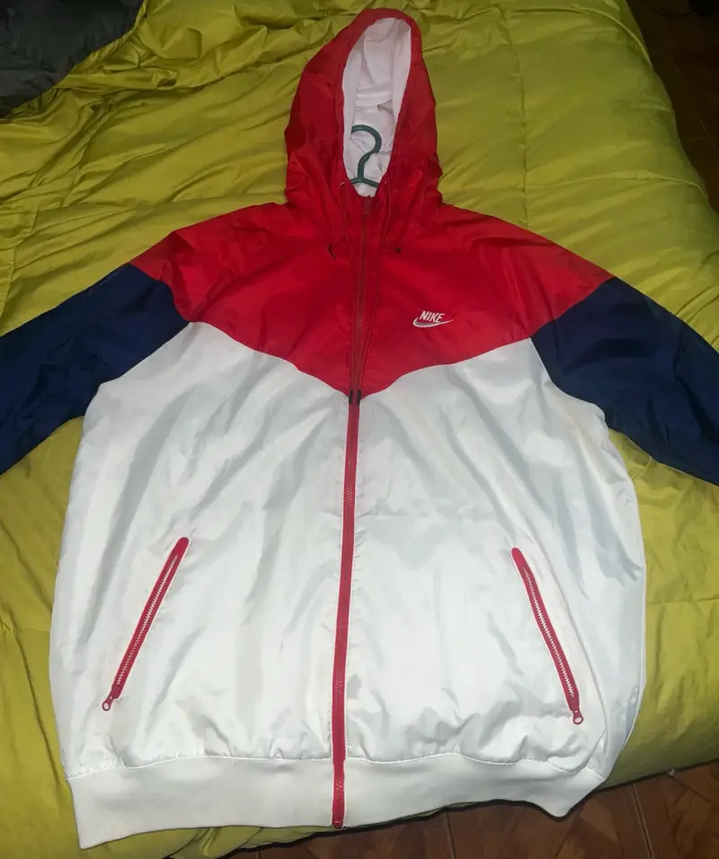 Cortaviento Nike tricolor rojo, blanco y azul - 5
