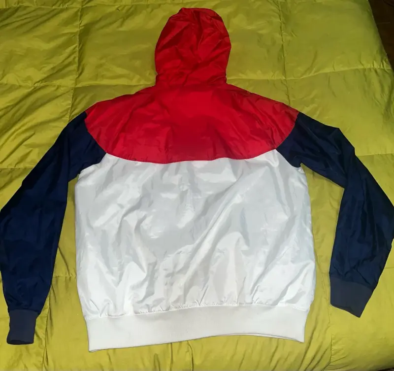 Cortaviento Nike tricolor rojo, blanco y azul - 6