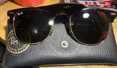 Gafas de Sol Ray-Ban Clubmaster Negras - miniatura 1