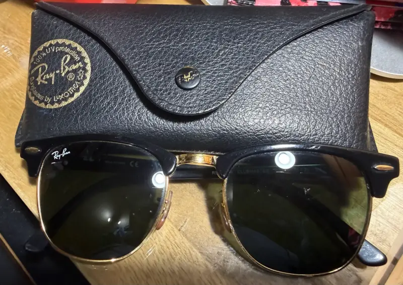 Gafas de Sol Ray-Ban Clubmaster Negras - 2