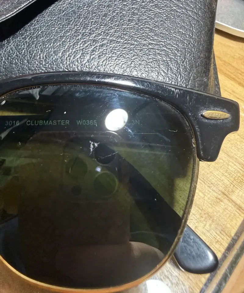 Gafas de Sol Ray-Ban Clubmaster Negras - 5