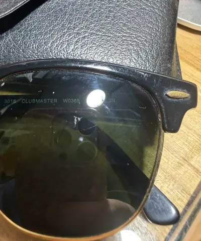 Gafas de Sol Ray-Ban Clubmaster Negras - miniatura 5
