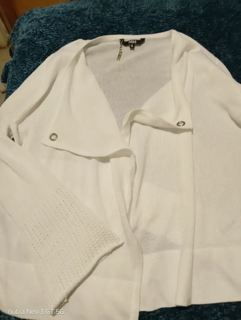 Cárdigan Blanco Mujer Talla S ASH - 2