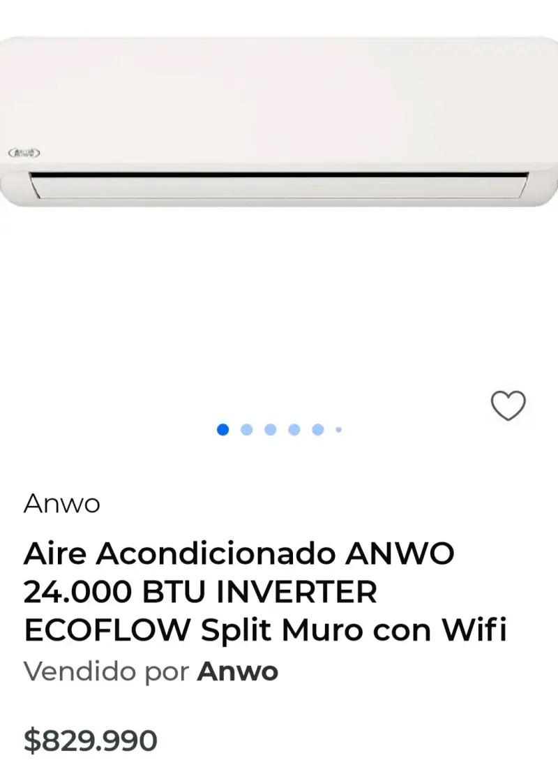 Aire Acondicionado Anwo 24000 BTU Inverter WiFi - 4