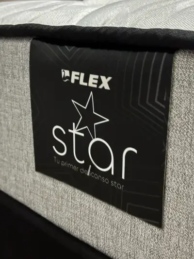 Cama americana Star 2 plazas+respaldo Royal negro - miniatura 4