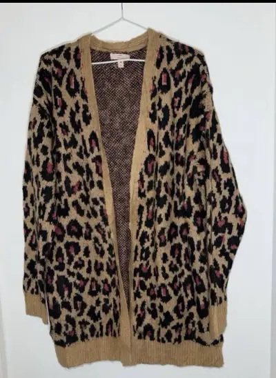 Cardigan de punto animal print Como Vintage - miniatura 1