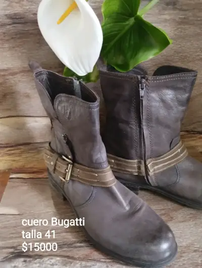 Botines de cuero negro con cierre lateral - miniatura 4