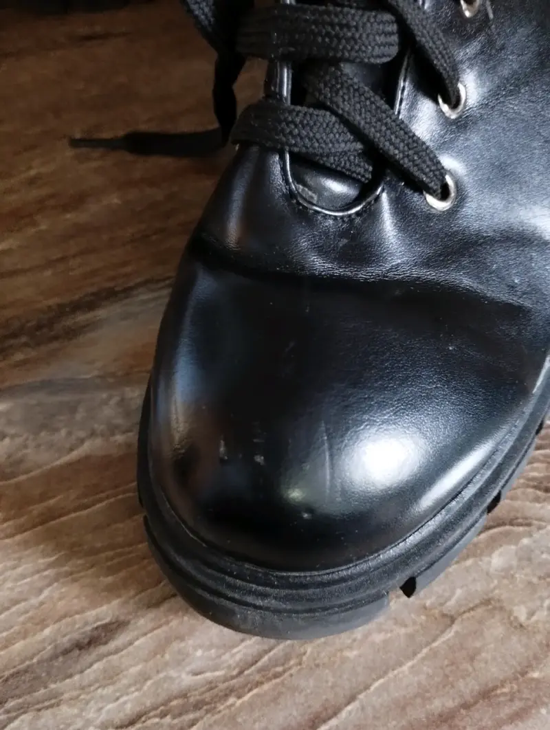 Botines de cuero negro con cierre lateral - 6