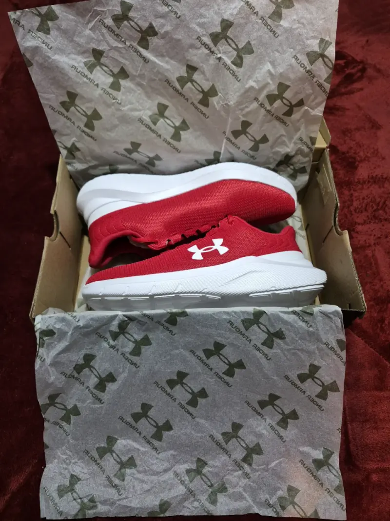 Zapatillas deportivas rojas Under Armour hombr - 2