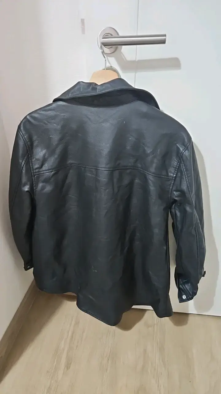 Chaqueta de cuero negra Wados para mujer - 3