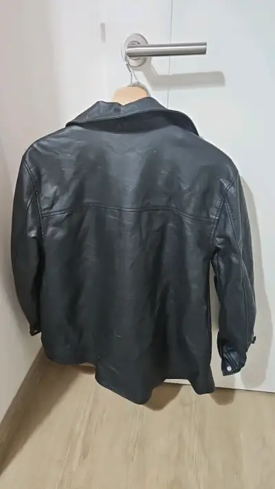 Chaqueta de cuero negra Wados para mujer - miniatura 3