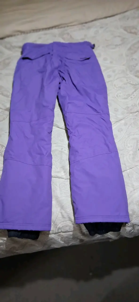 Pantalones de nieve morados para mujer - 1