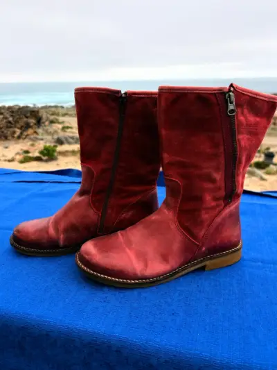 Botas de cuero y gamuza  Marca El Naturista - miniatura 2