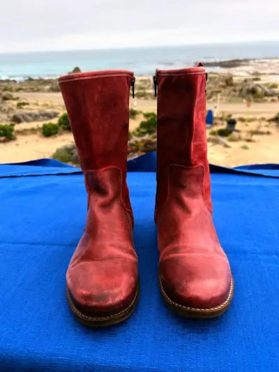 Botas de cuero y gamuza  Marca El Naturista - miniatura 3
