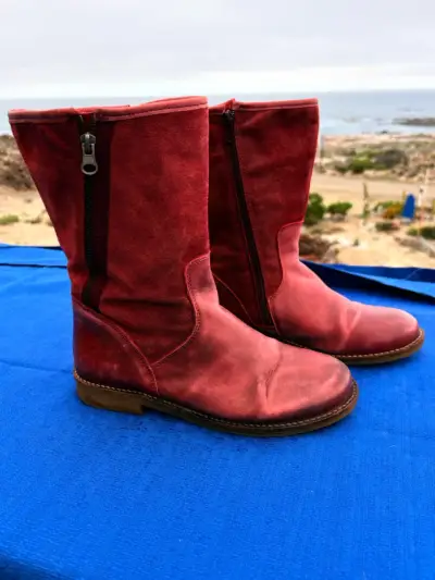 Botas de cuero y gamuza  Marca El Naturista - miniatura 4